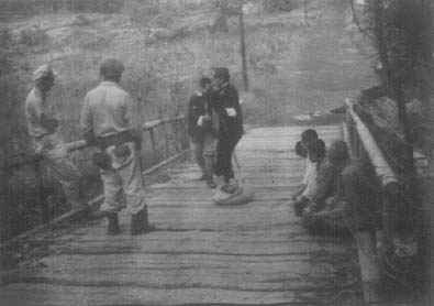 Japanese policeman making arrests
