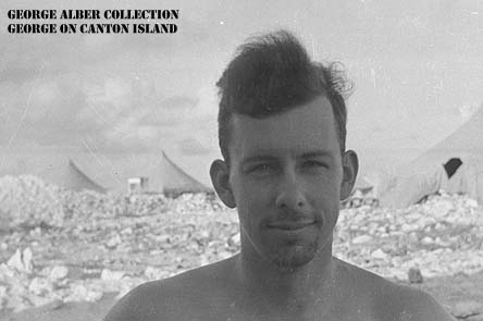 George Alber on Canton Island