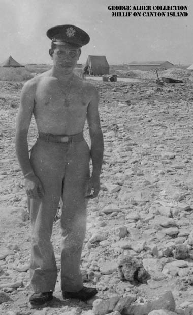 'Joe' Milliff on Canton Island