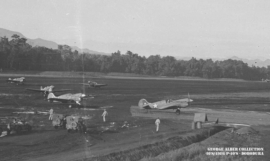 P-40s at Dobodura strip