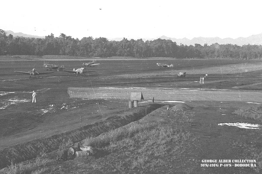 P-40s at Dobodura strip