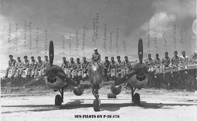 9FS group photo of fighter pilots