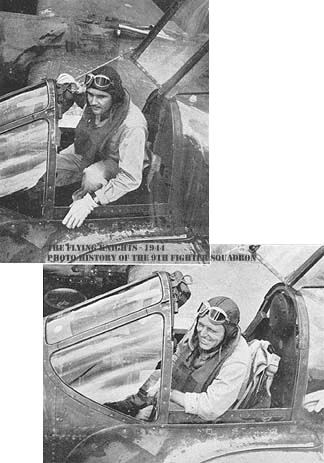 Wally Jordan (CO); H. Lidstrom - 9FS fighter pilots