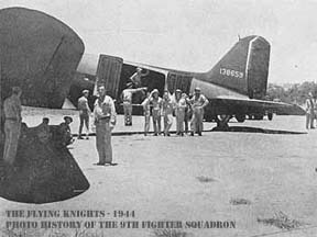 C-47 unloading at Nadzab