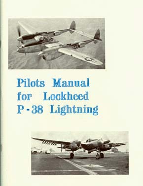 Lockheed P-38 Lightning manual cover